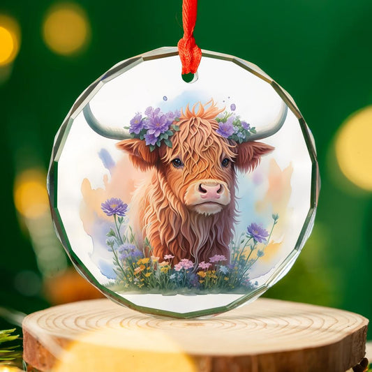 Christmas Ornament Highland Cow Baby (3)