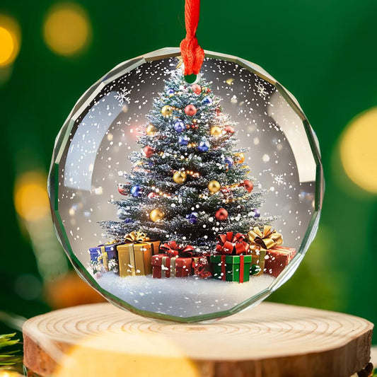 Snow Globe Christmas Tree Ornament