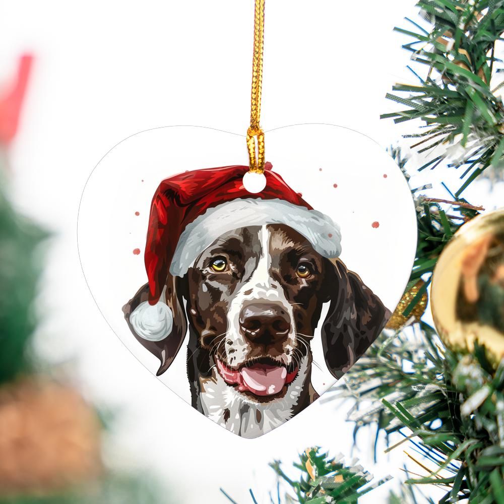 English-Pointer-1 Christmas Ornament