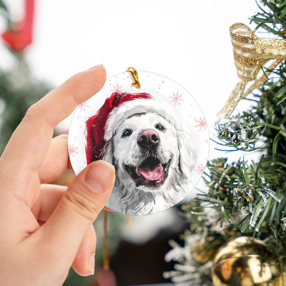 Kuvasz-2 Christmas Ornament