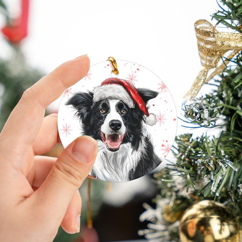 Border-Collie-1 Christmas Ornament