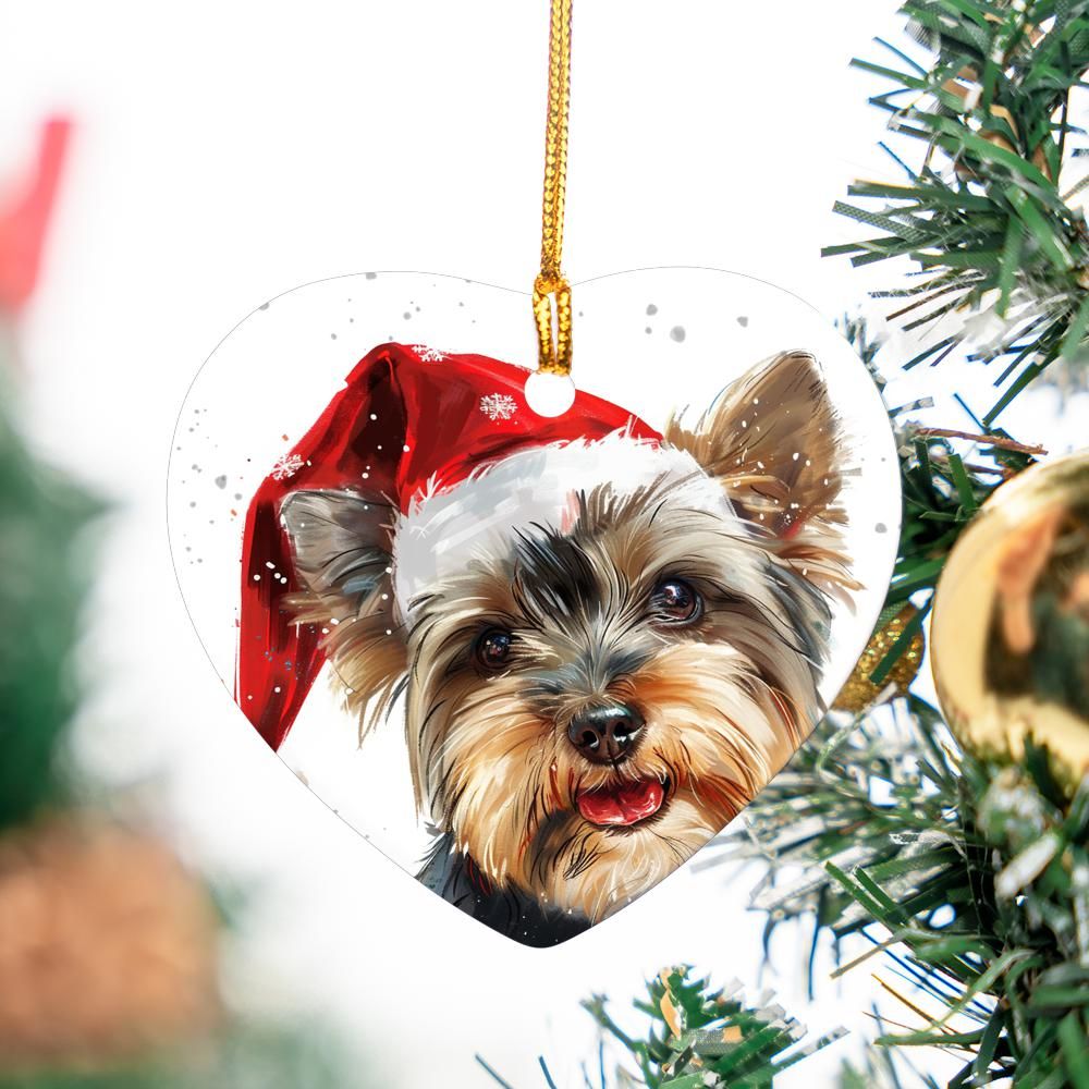 Yorkshire-Terrier-2 Christmas Ornament