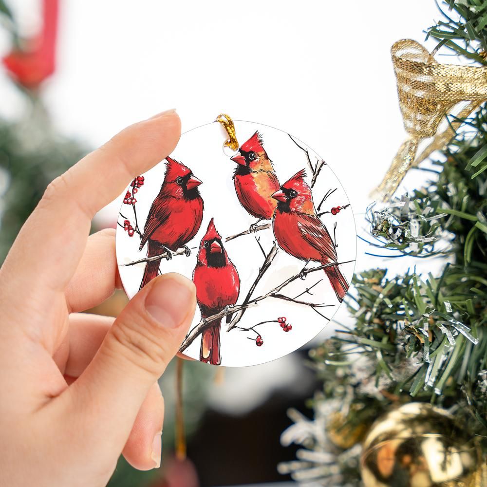 Cardinal Christmas Ornament 24