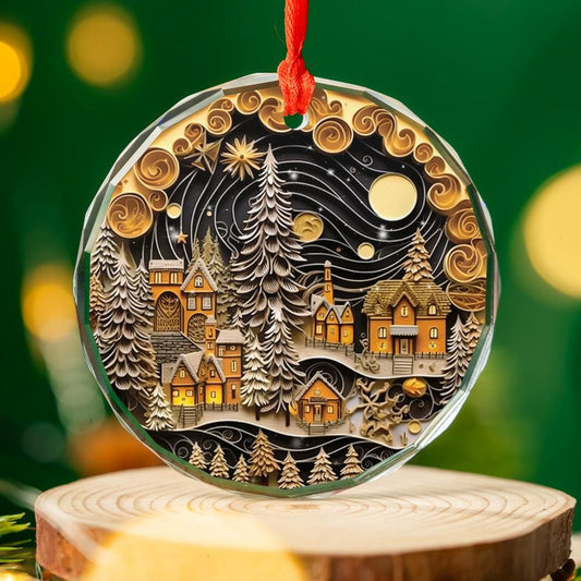 Christmas Ornament Village 1