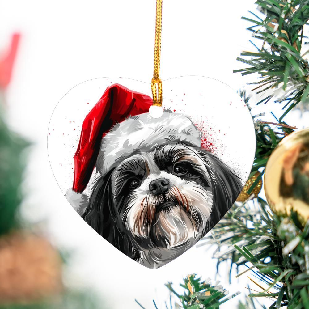 Shih-Tzu-2 Christmas Ornament