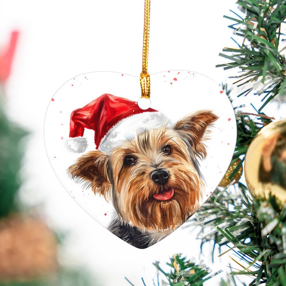 Australian-Silky-Terrier-1 Christmas Ornament