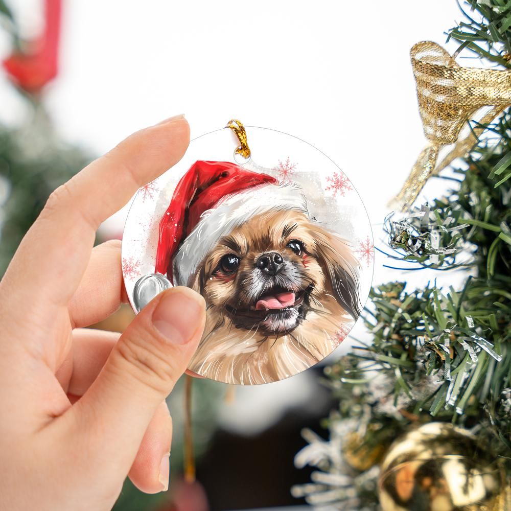 Pekingese-2 Christmas Ornament