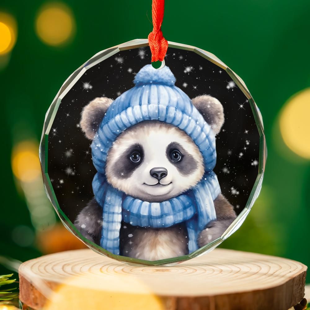 Christmas Ornament Bear Blue