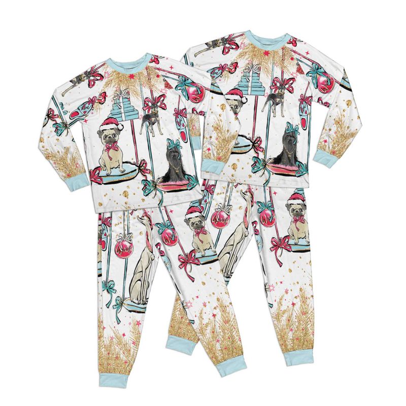 Christmas Doggie Christmas Kid Pajamas Set Matching