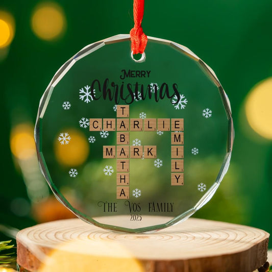 Glass Ornament Crossword Puzzle