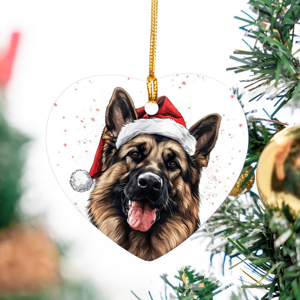 German-Shepherd-1 Christmas Ornament