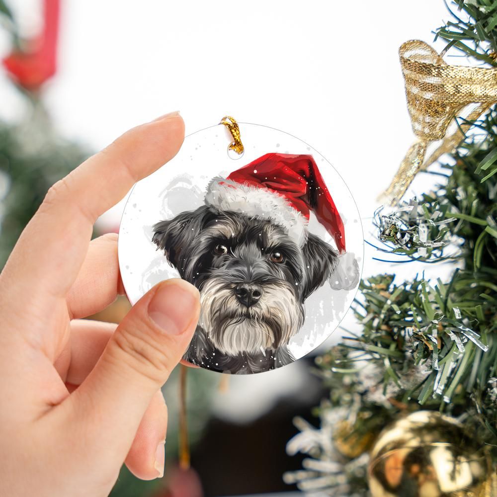 Schnauzer-1 Christmas Ornament