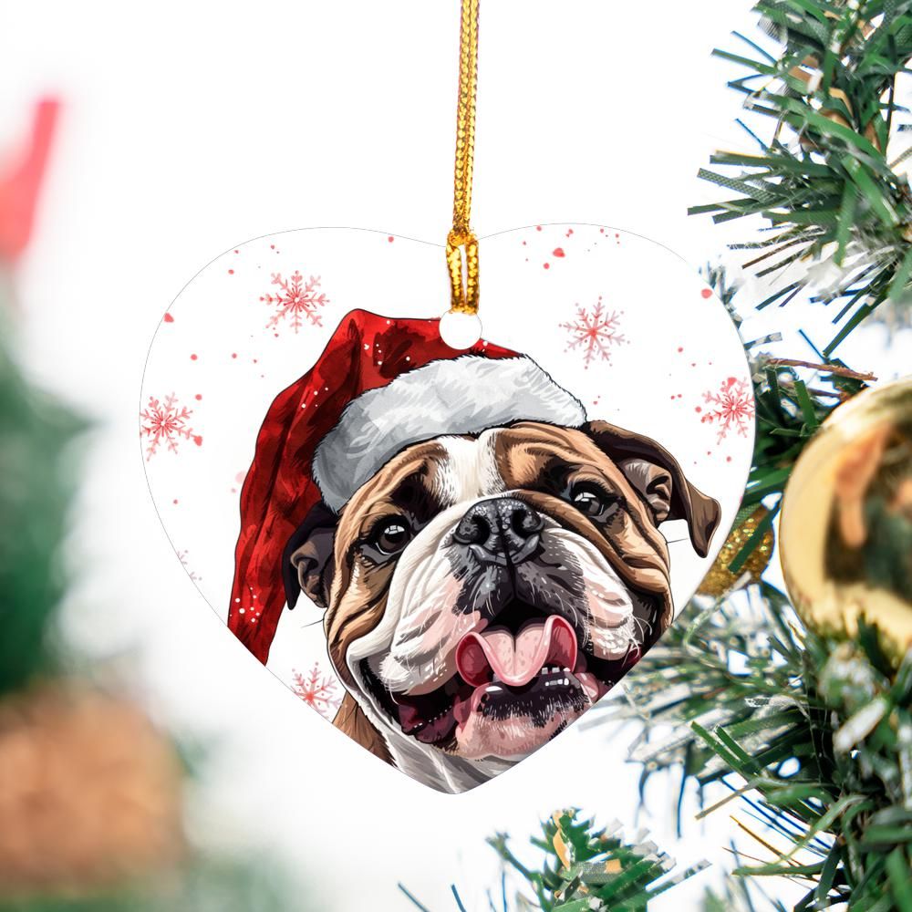 Bulldog-2 Christmas Ornament