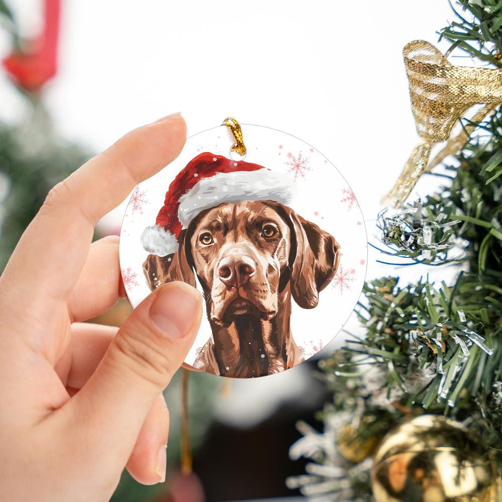 Vizsla-2 Christmas Ornament