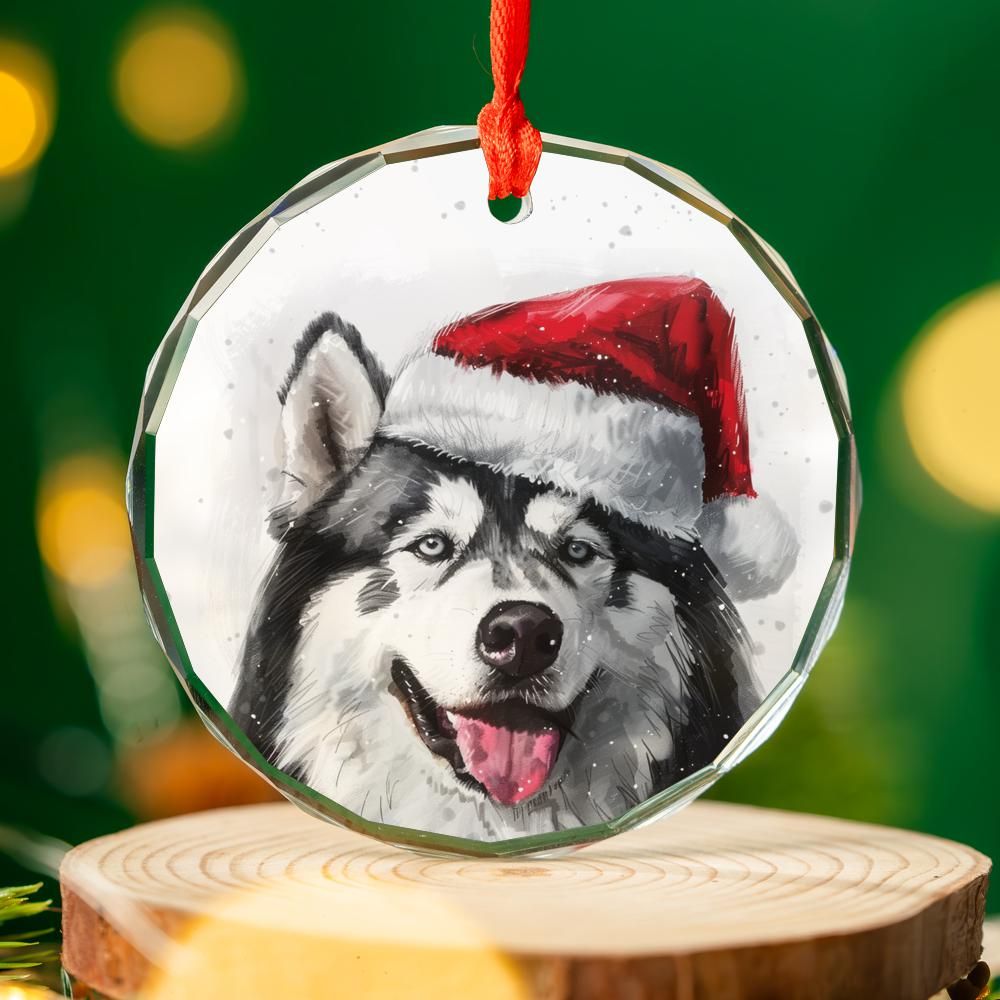 Alaskan-Malamute-2 Christmas Ornament