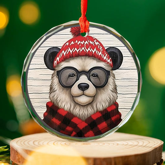 Bear Red Christmas Ornament