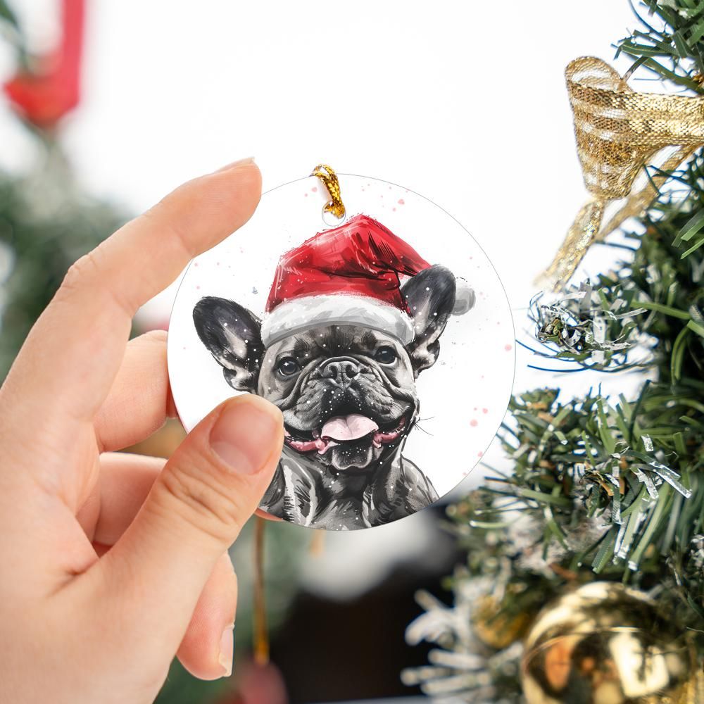 French-Bulldog-2 Christmas Ornament