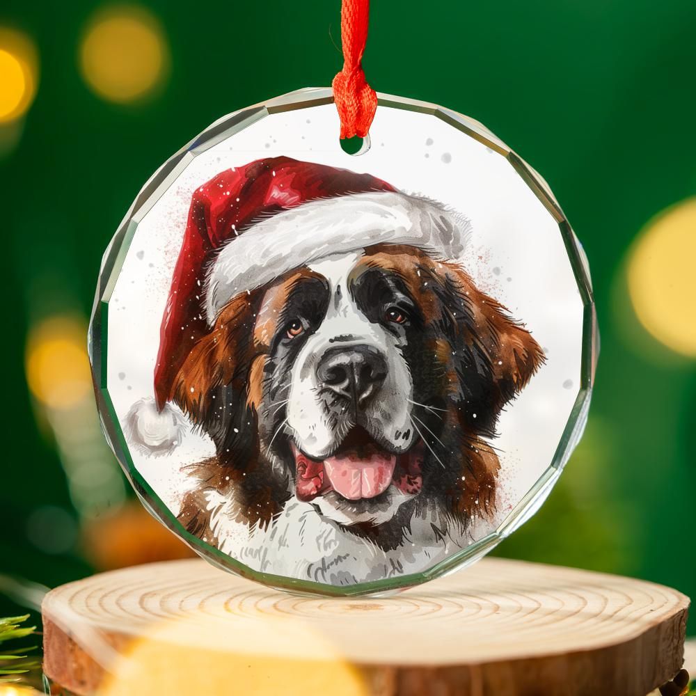 Saint-Bernard-2 Christmas Ornament