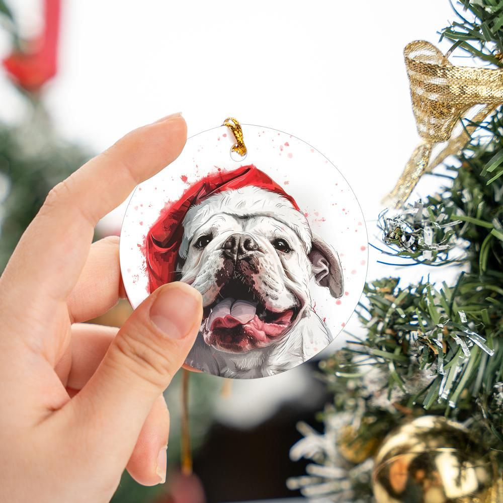 Bulldog-1 Christmas Ornament