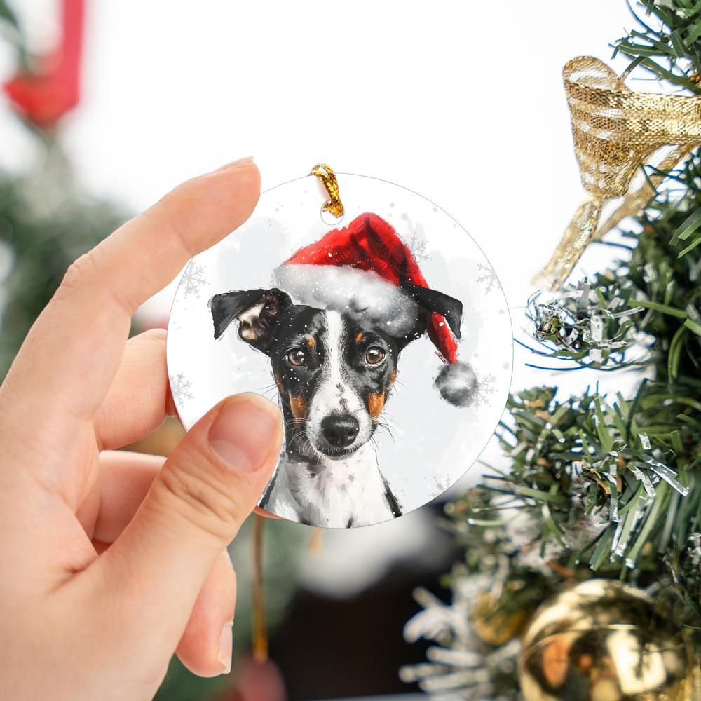 Smooth-Fox-Terrier-1 Christmas Ornament