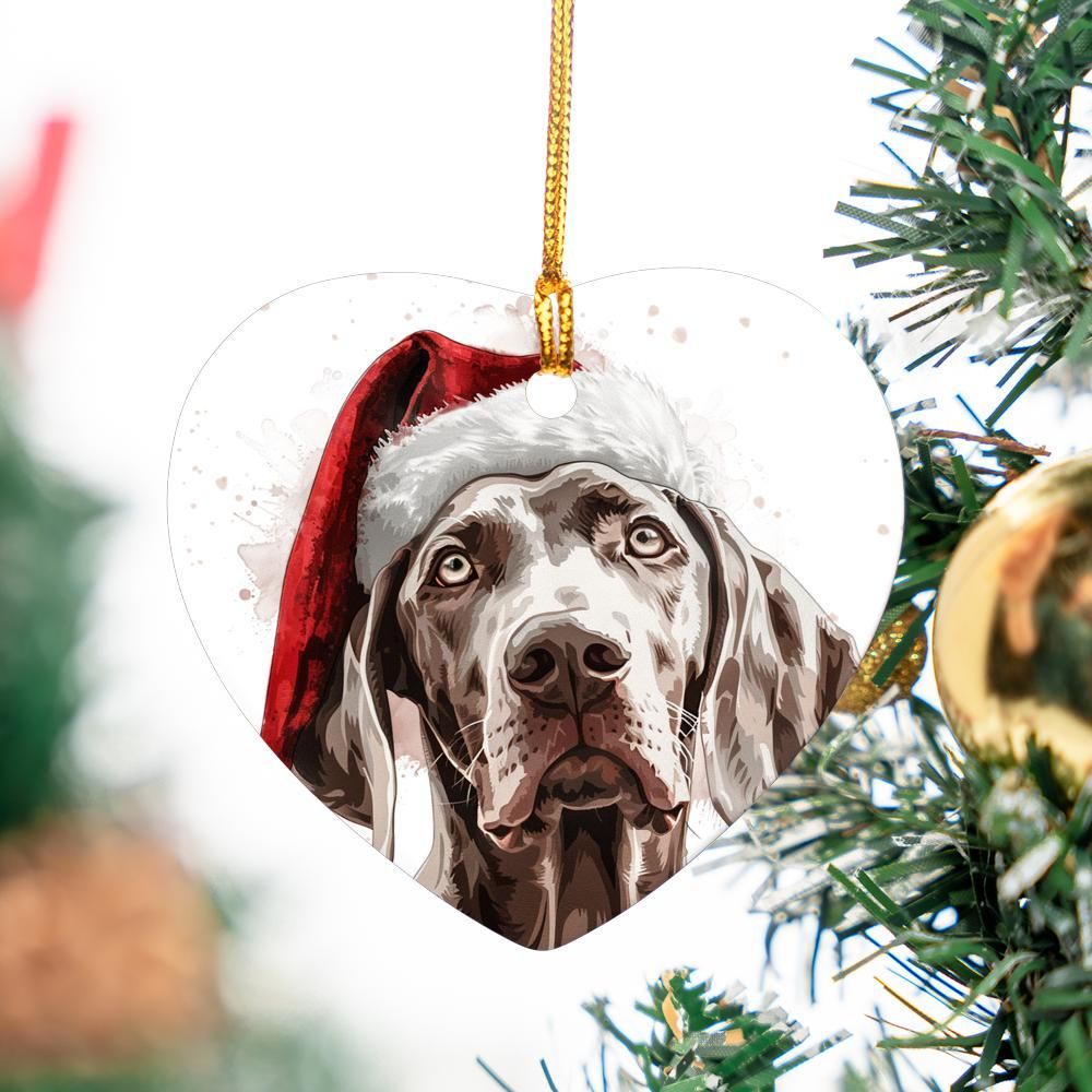 Weimaraner-2 Christmas Ornament