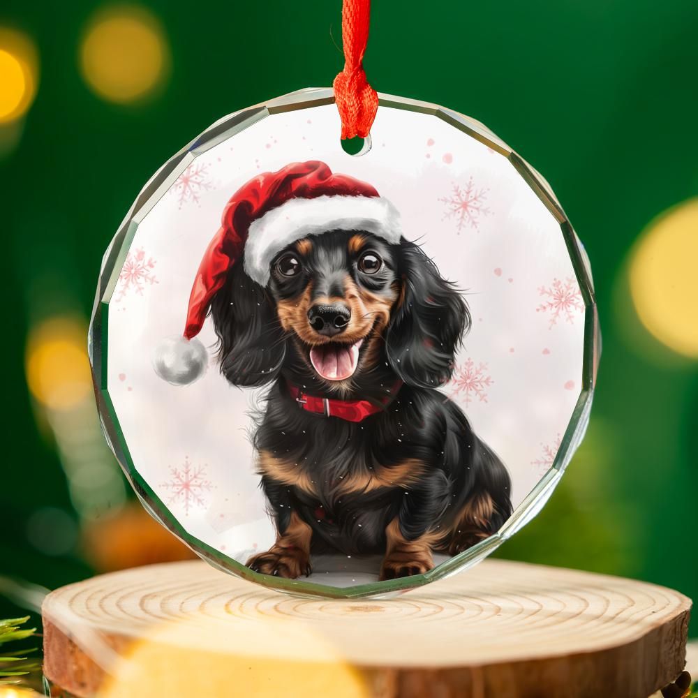 Dachshund-1 Christmas Ornament