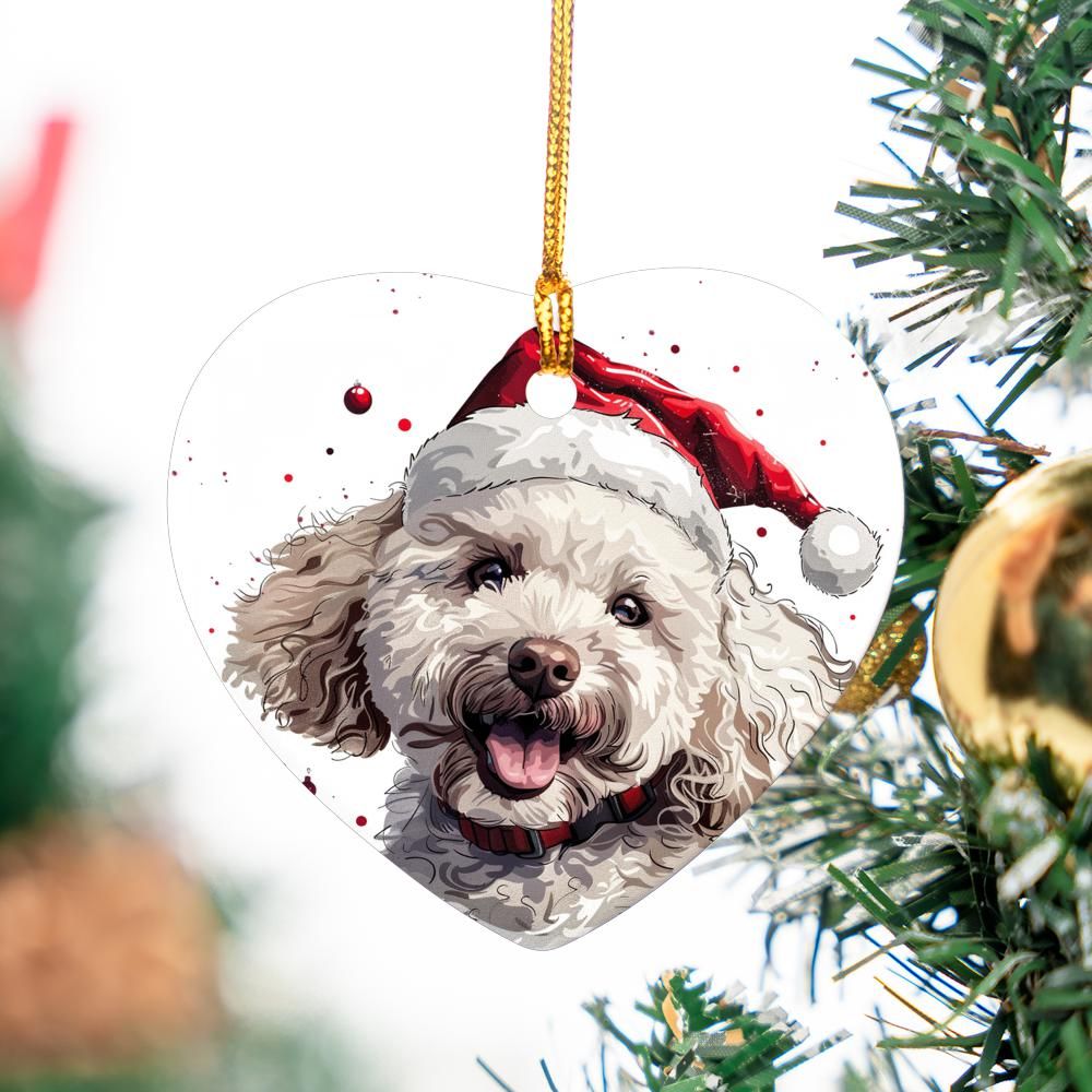 Poodle-3 Christmas Ornament