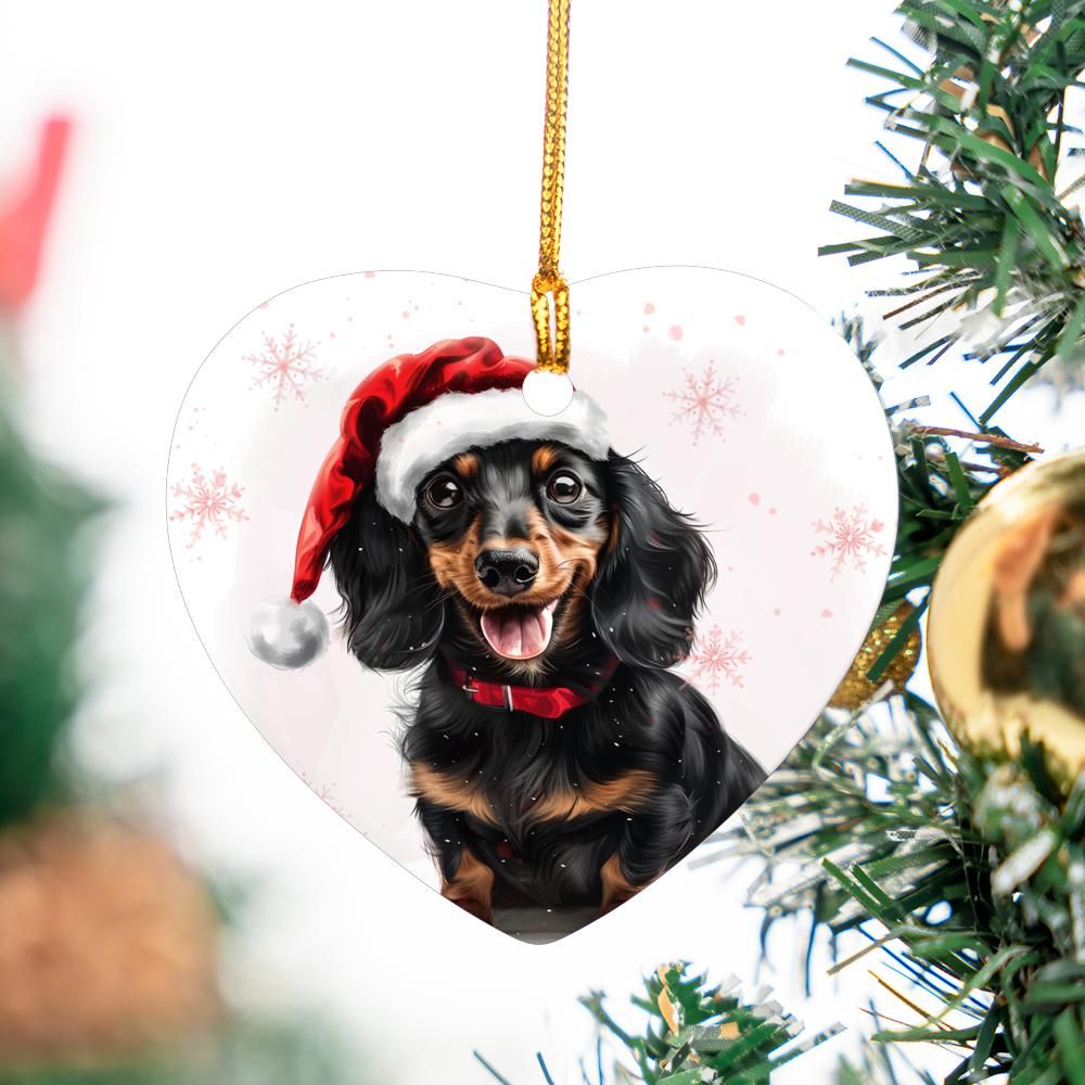 Dachshund-1 Christmas Ornament