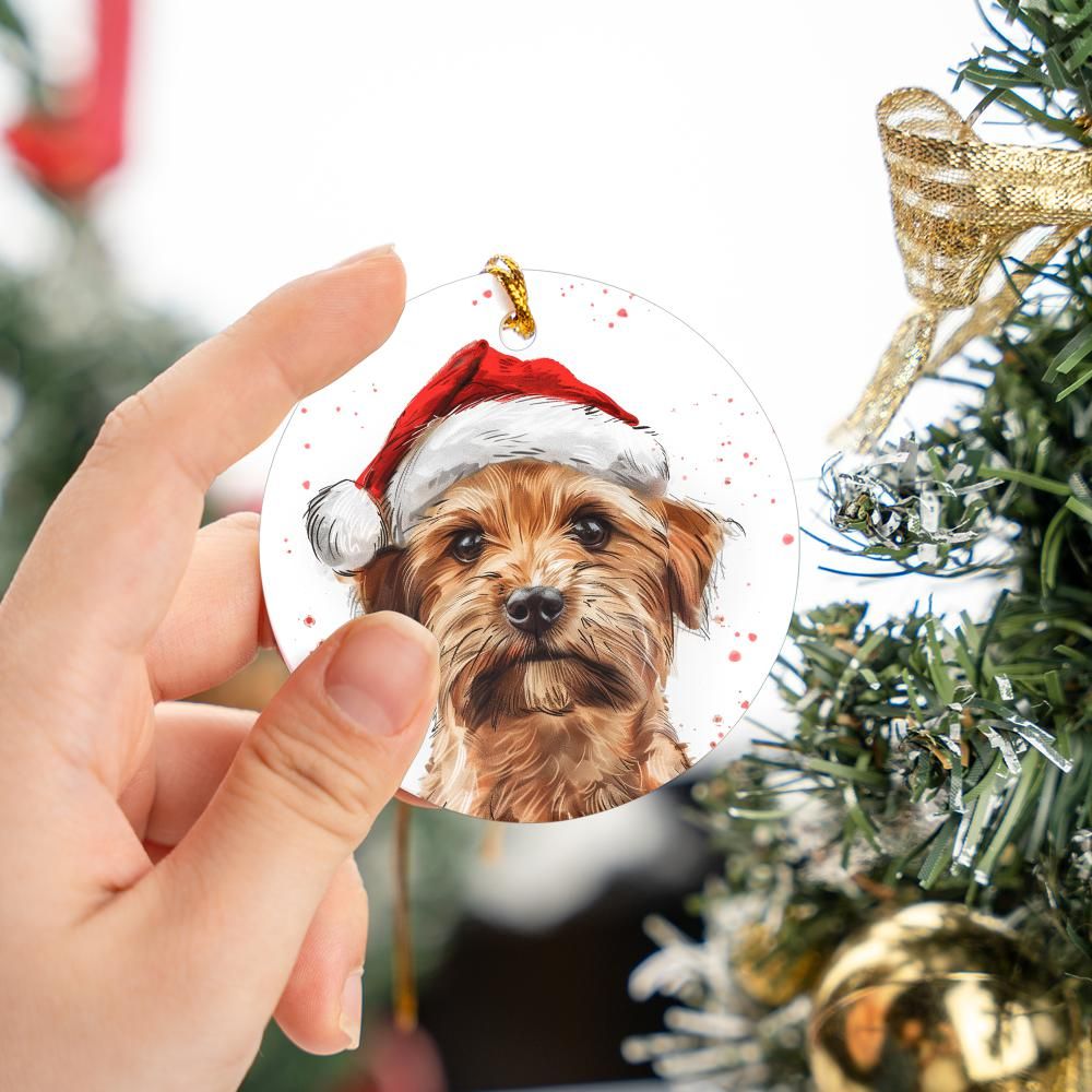 Norfolk-Terrier-2 Christmas Ornament