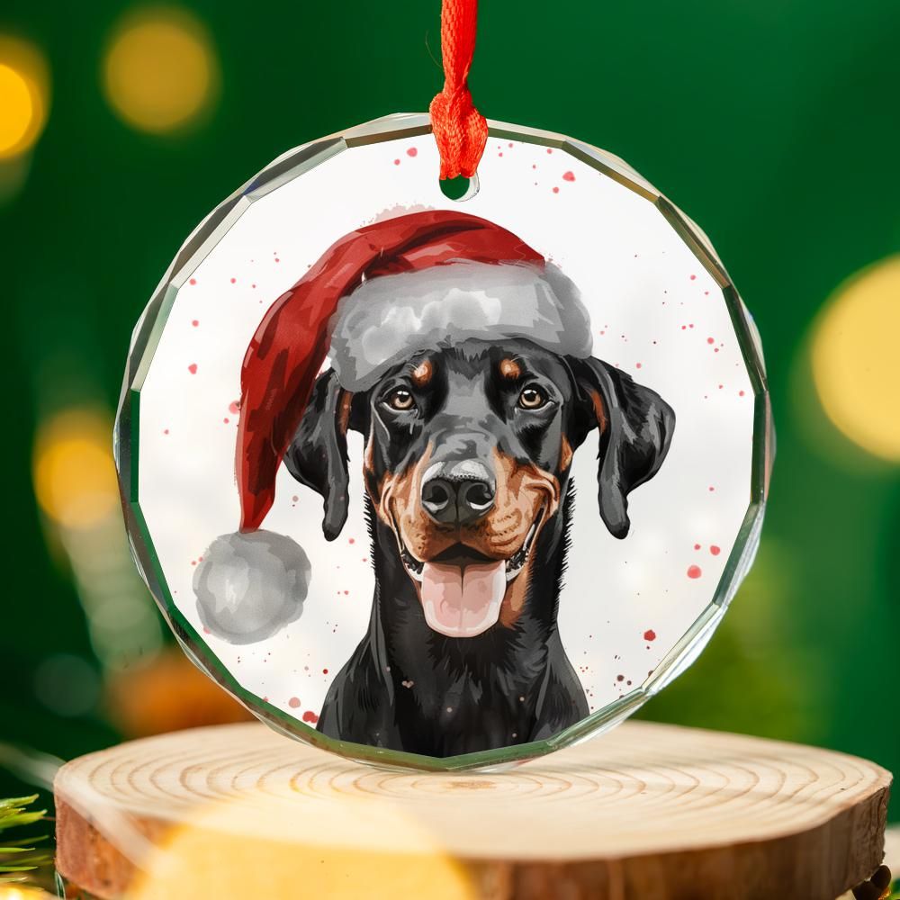 Doberman-1 Christmas Ornament