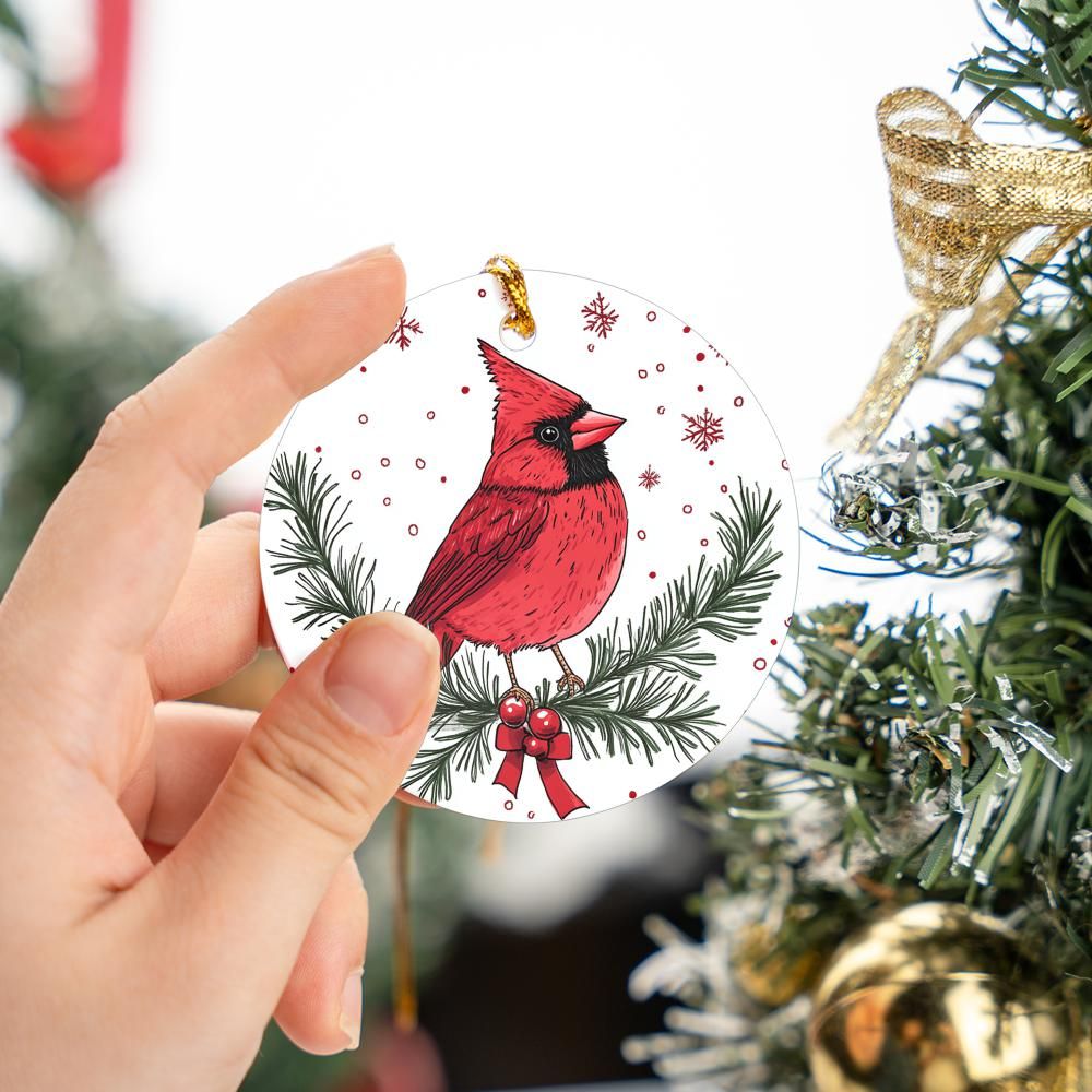 Cardinal Christmas Ornament 14