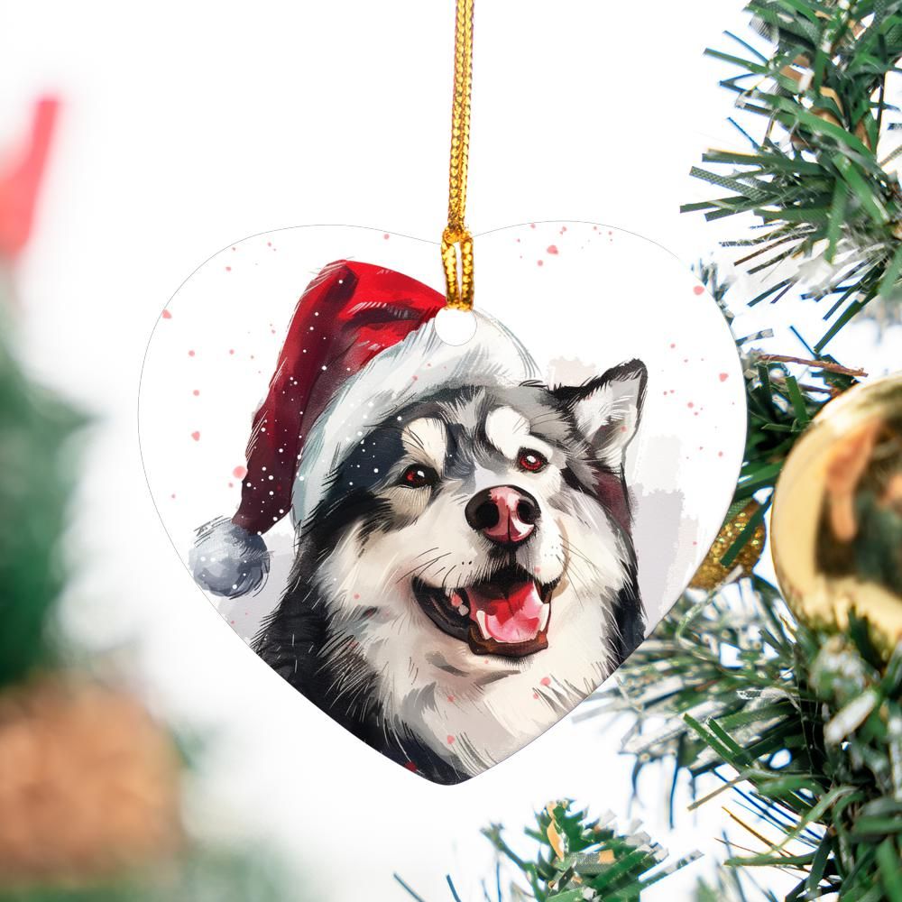 Alaskan-Malamute-1 Christmas Ornament