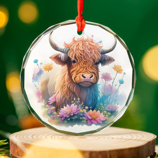 Christmas Ornament Highland Cow Baby (4)