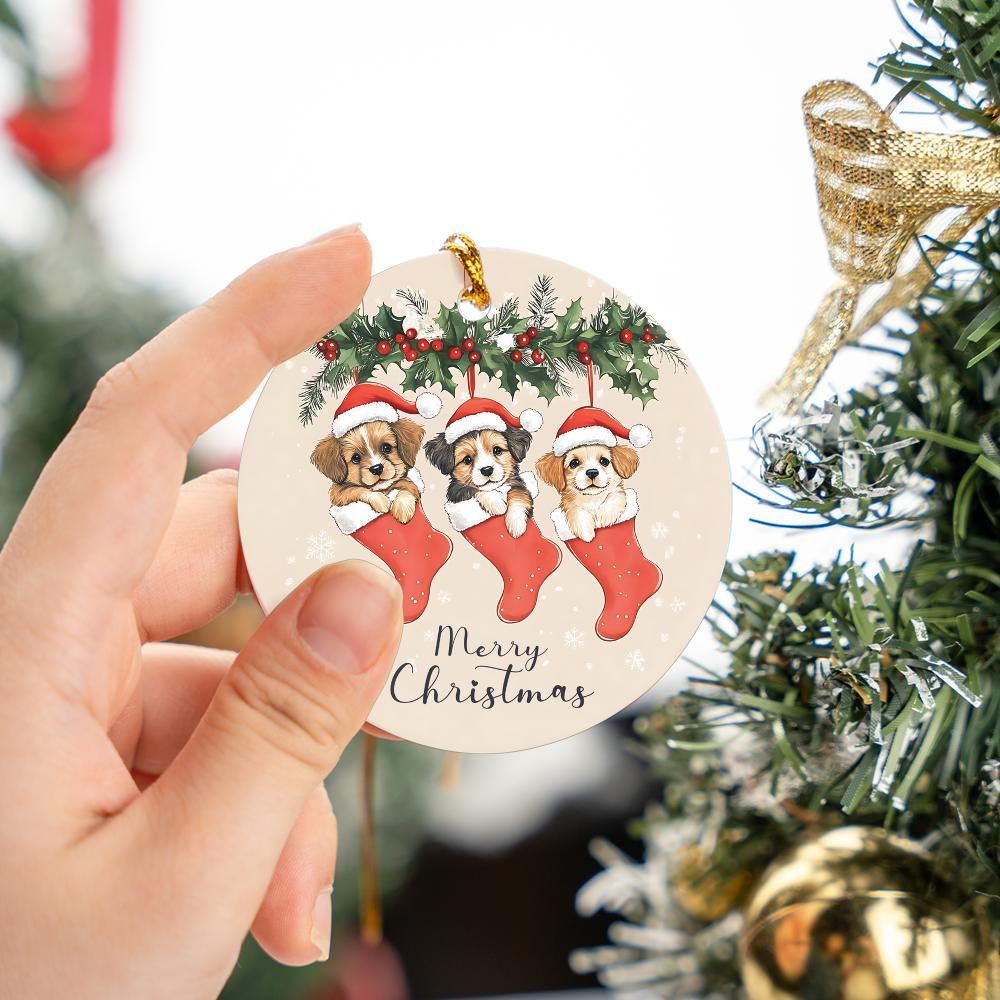 Puppy Christmas Ornament