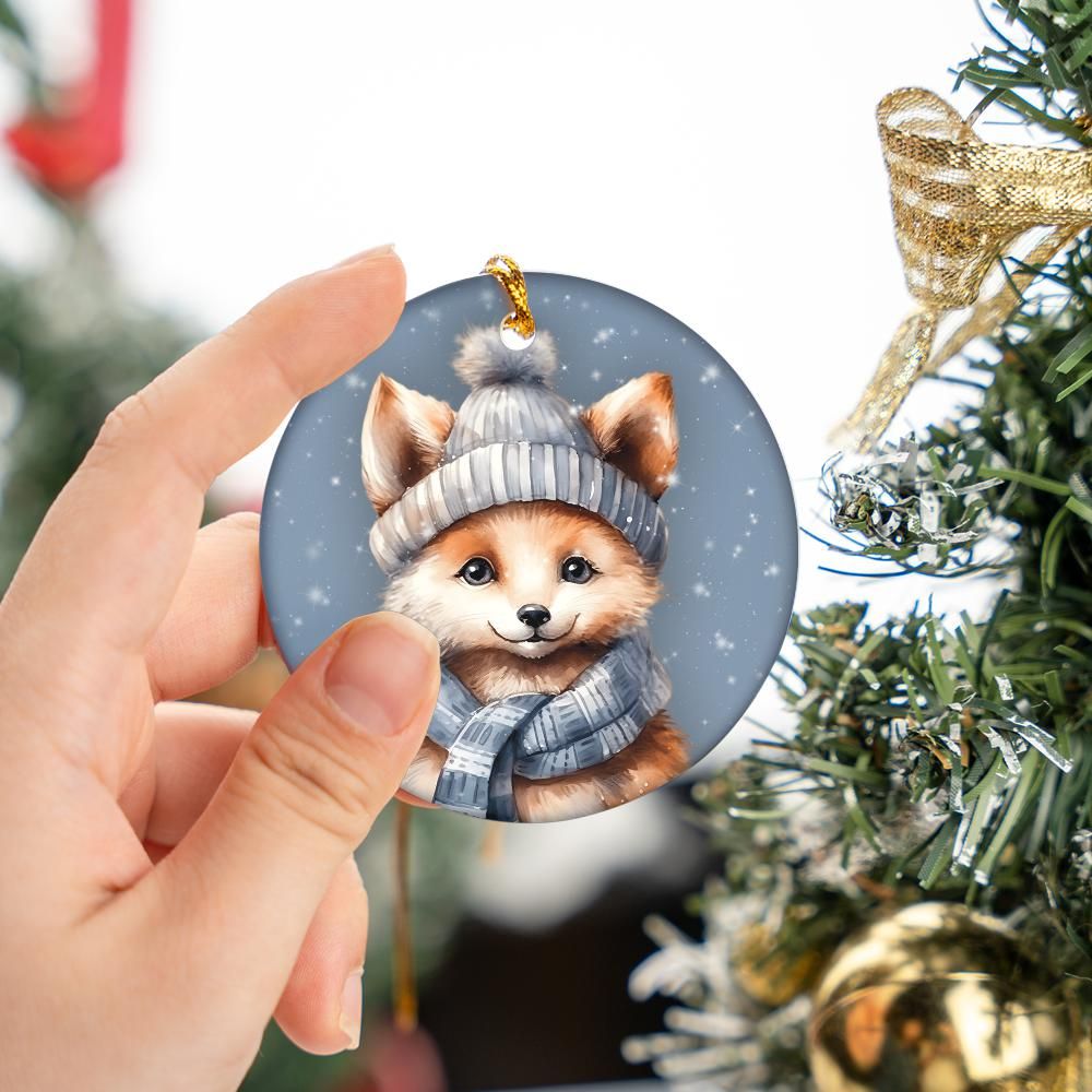 Christmas Ornament Fox 1