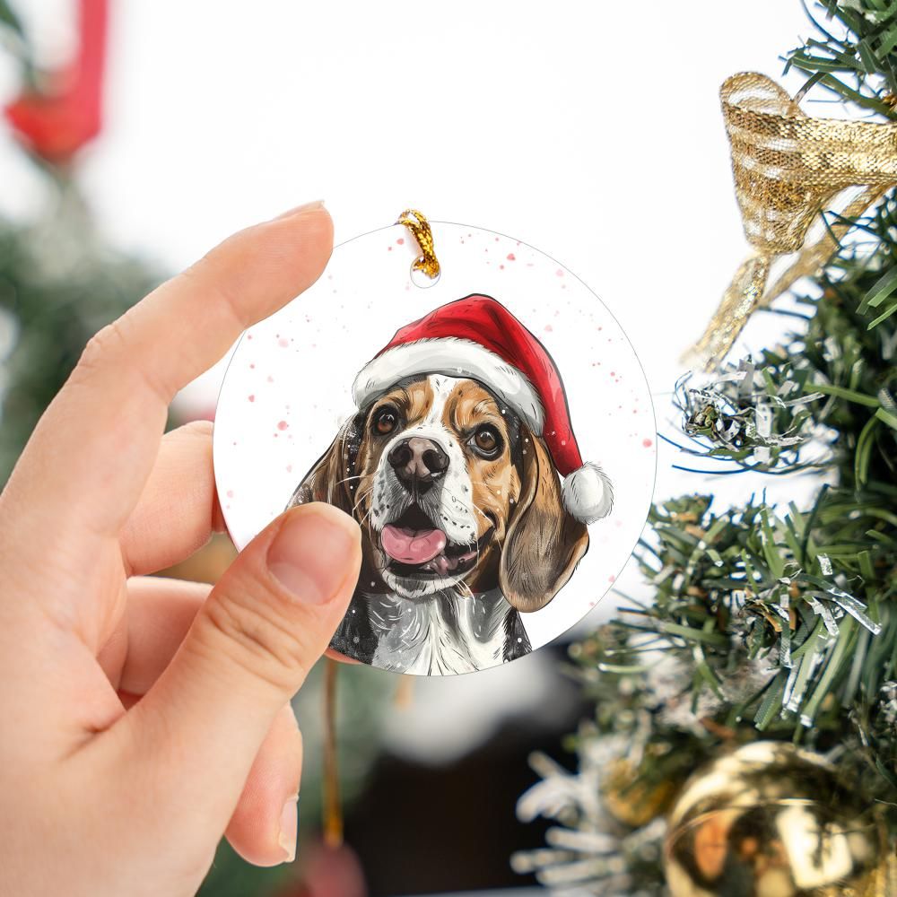 Beagle-2 Christmas Ornament