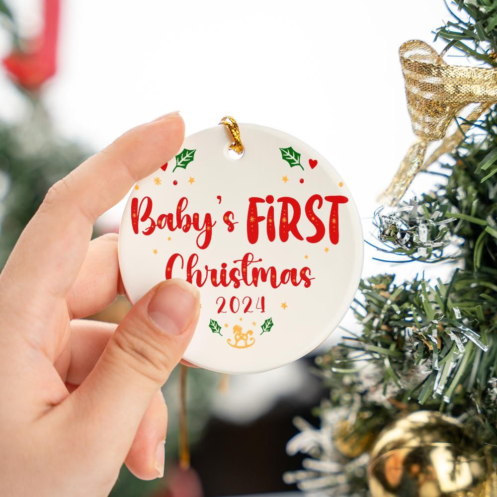 Christmas Ornament - Baby's first Christmas