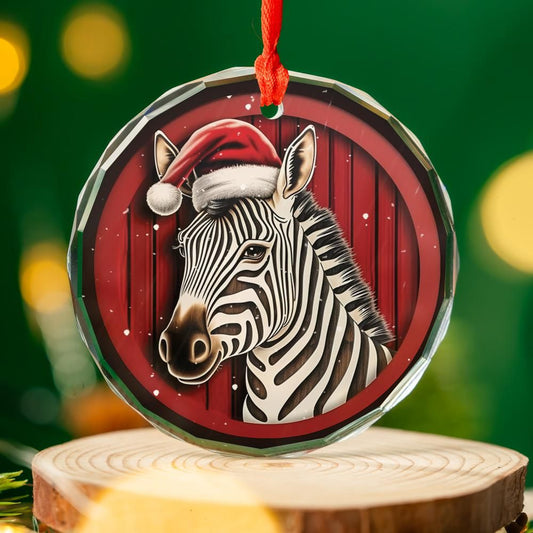 Christmas Ornament Zebra