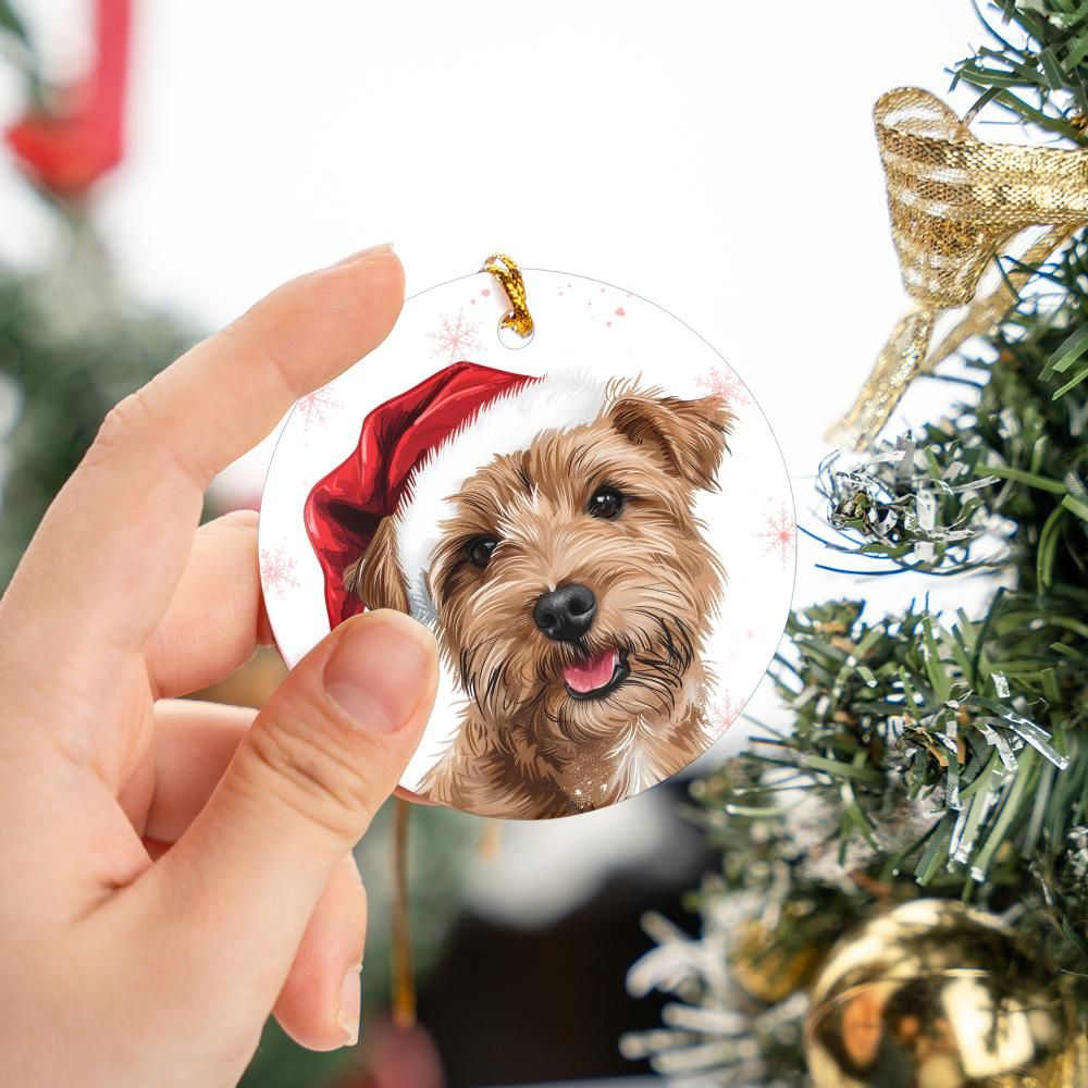 Norfolk-Terrier-1 Christmas Ornament