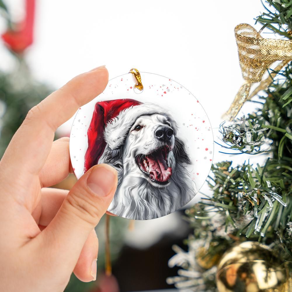 Borzoi-1 Christmas Ornament