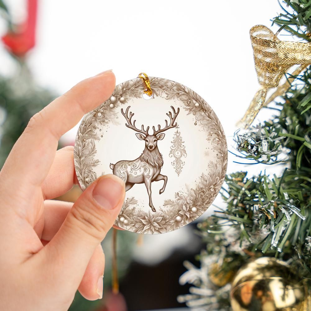 Deer 3 Christmas Ornament