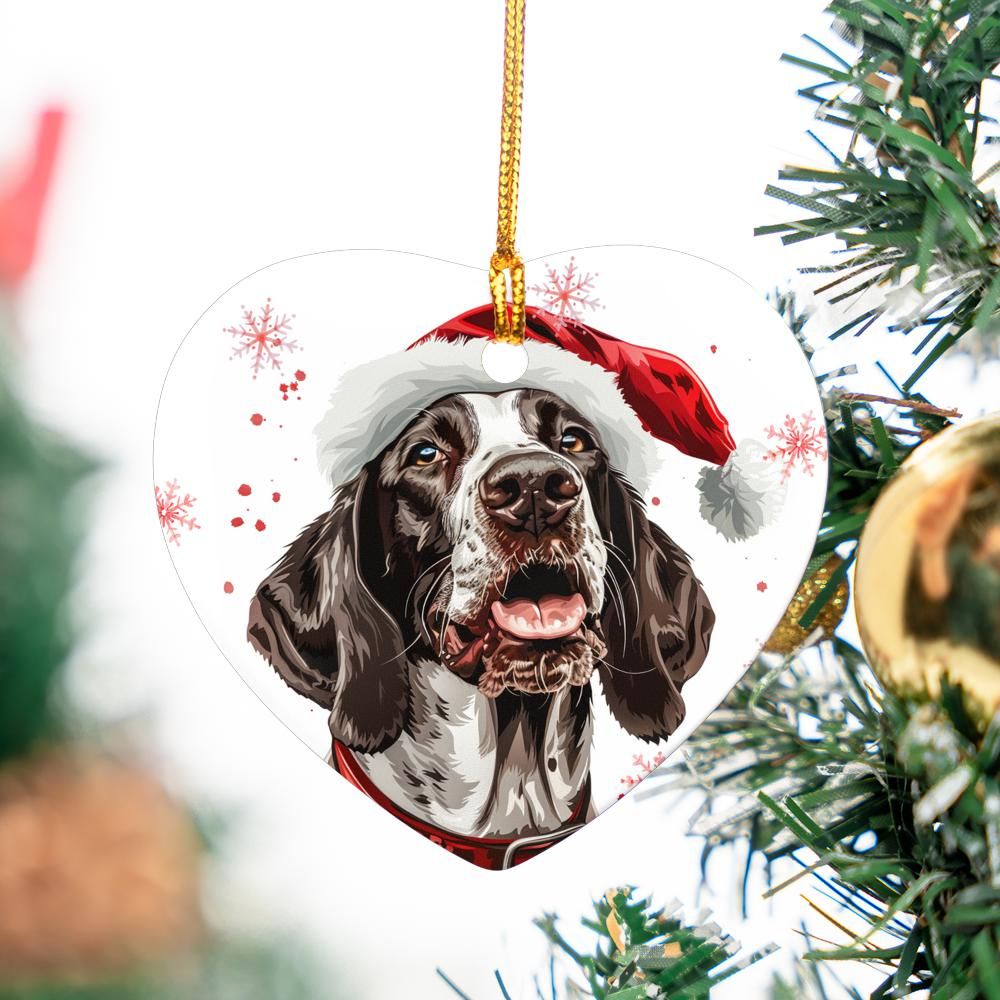 English-Pointer-2 Christmas Ornament