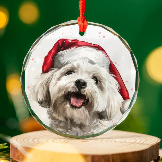 Maltese-1 Christmas Ornament