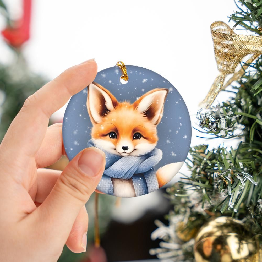 Christmas Ornament Fox 2