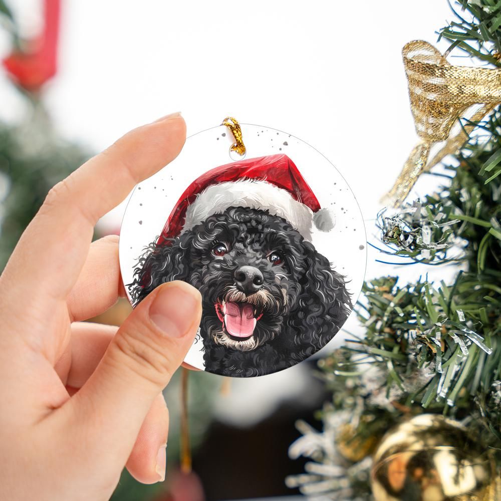 Poodle-1 Christmas Ornament