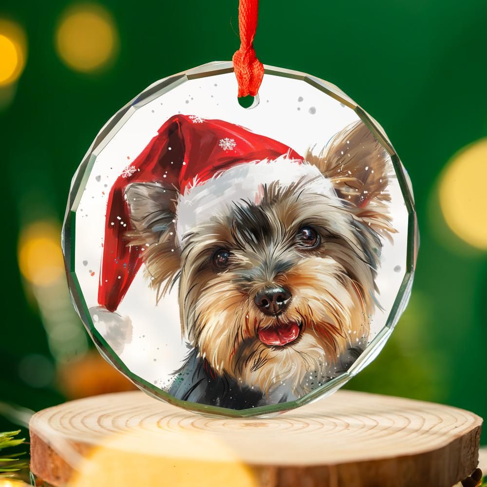 Yorkshire-Terrier-2 Christmas Ornament