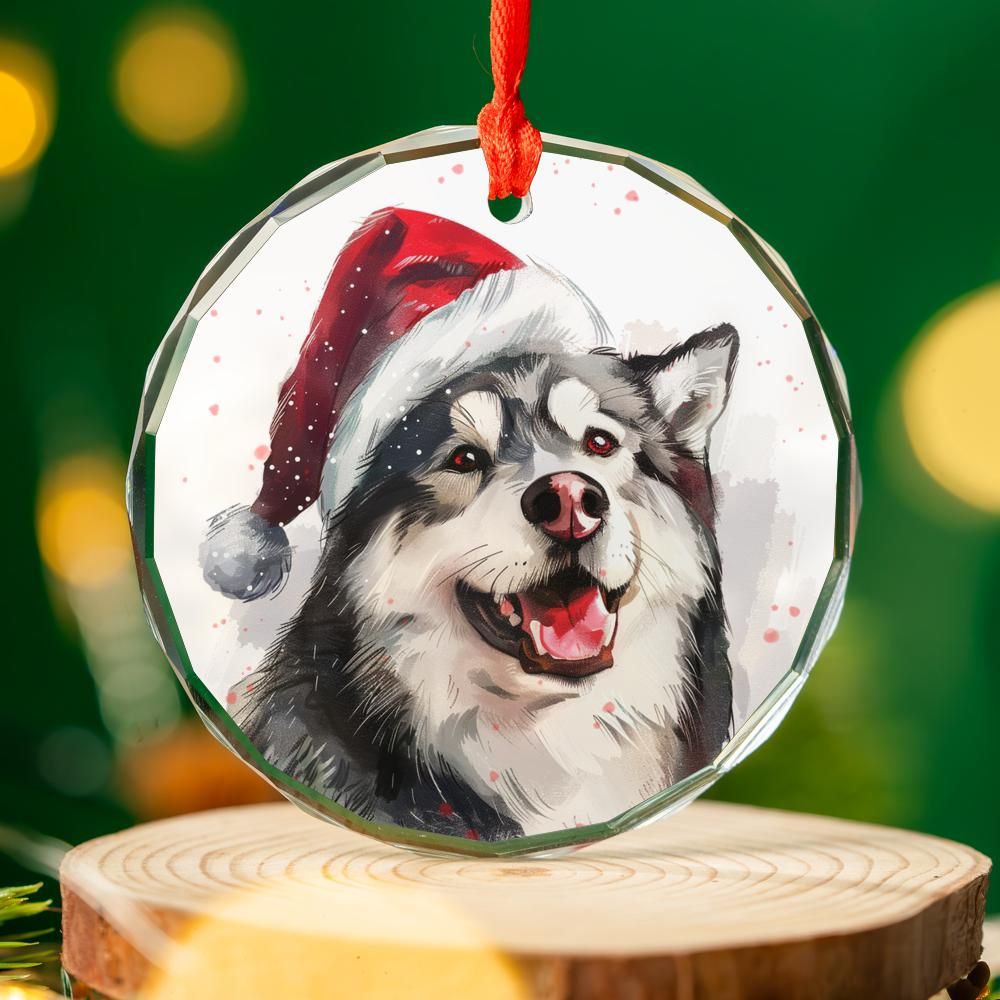 Alaskan-Malamute-1 Christmas Ornament