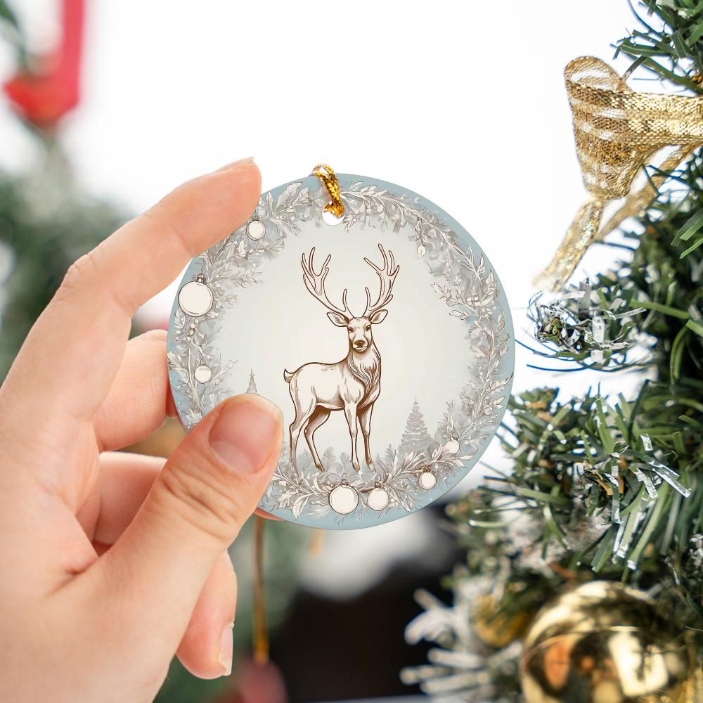 Deer 4 Christmas Ornament