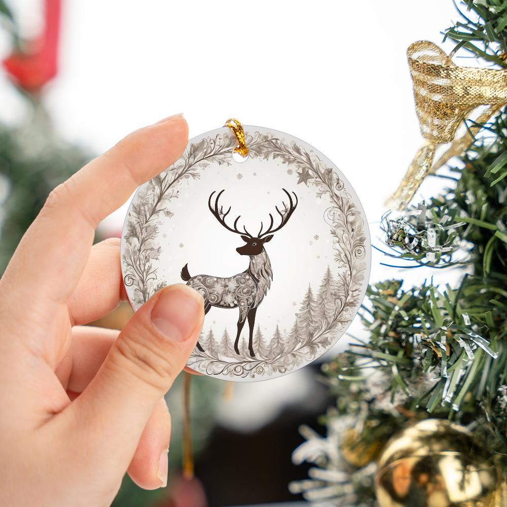 Deer 2 Christmas Ornament