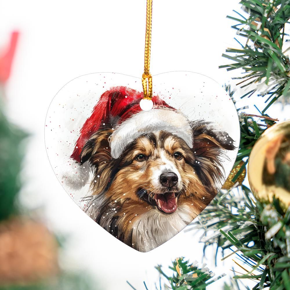 Sheltie-2 Christmas Ornament